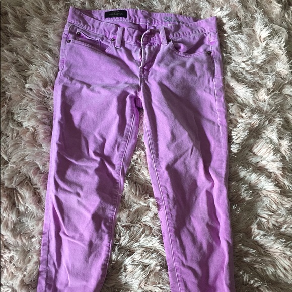 J. Crew Denim - J. CREW PURPLE TOOTHPICK JEANS